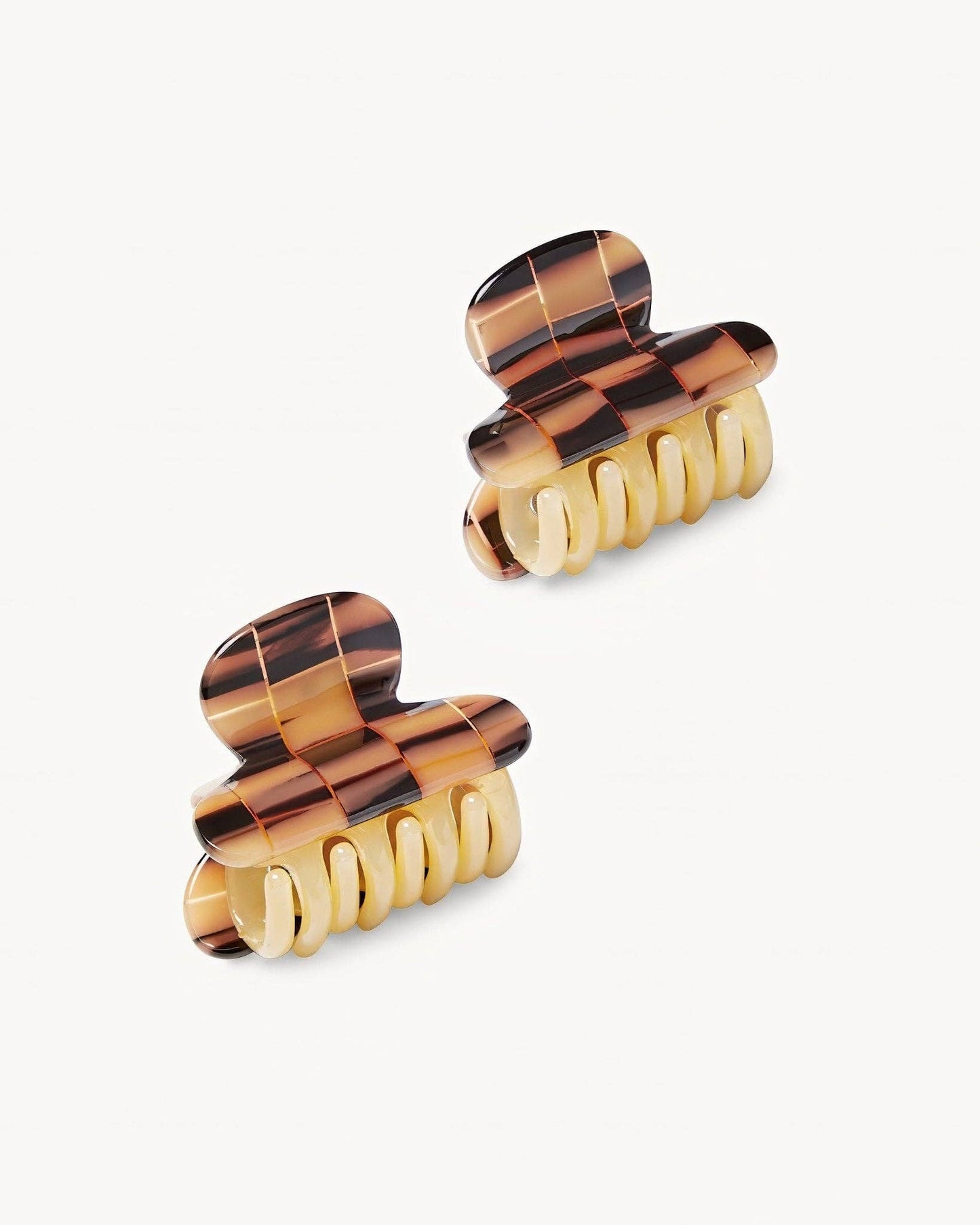 Twin Heirloom Claws in Blonde Checker