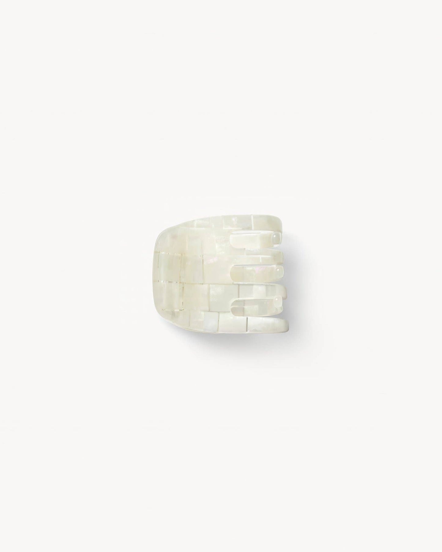 Mini Claw in Opalite Shell Checker
