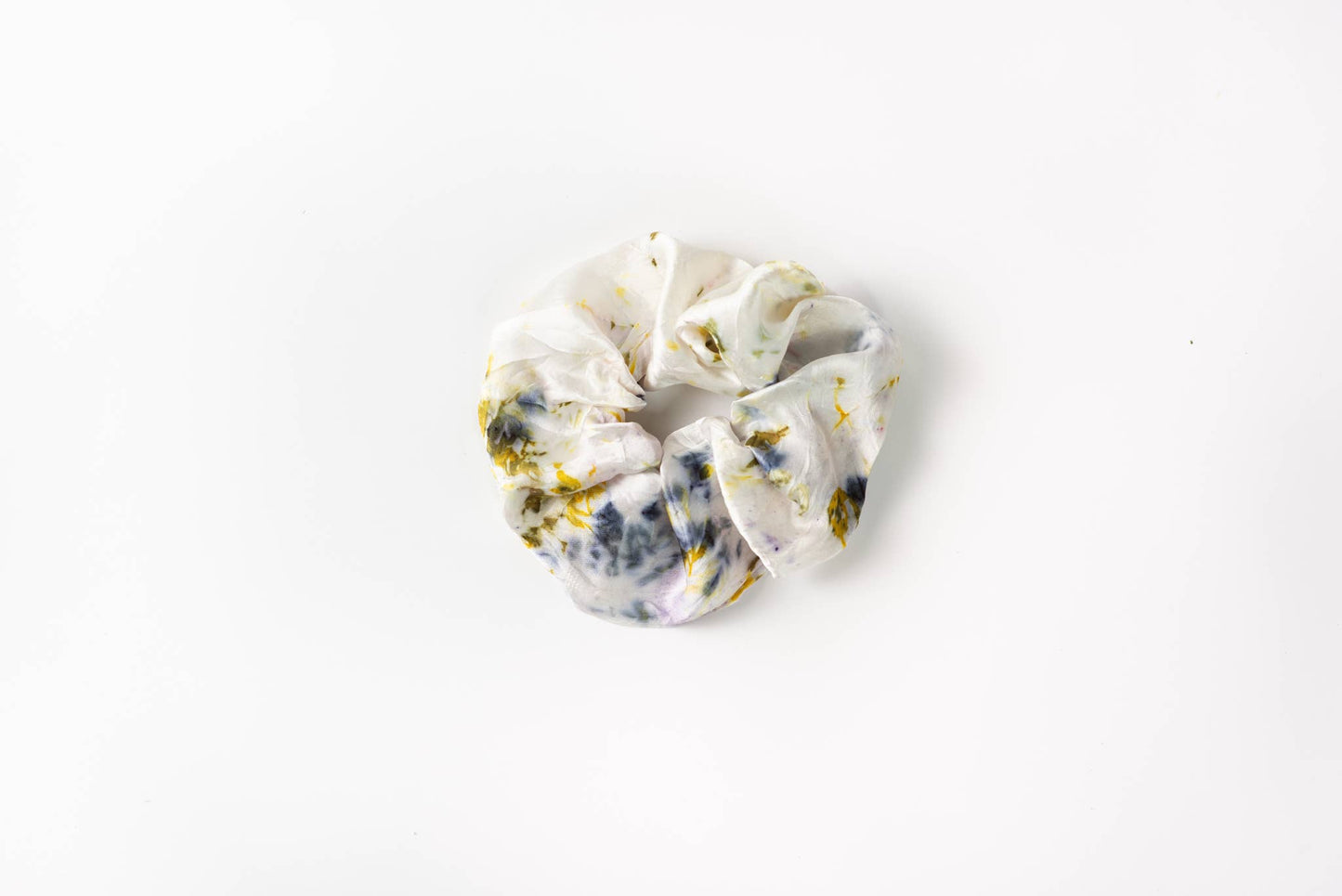 Botanically Dyed Silk Scrunchie: Pink