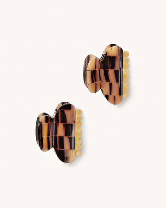 Twin Heirloom Claws in Blonde Checker