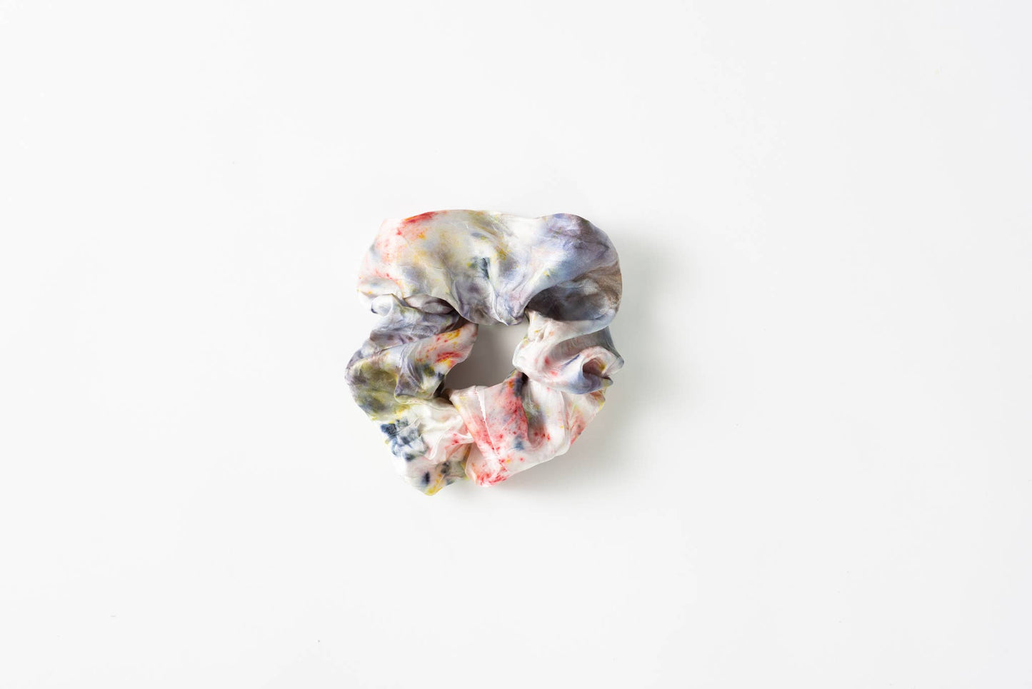 Botanically Dyed Silk Scrunchie: Mulit/Artist Choice