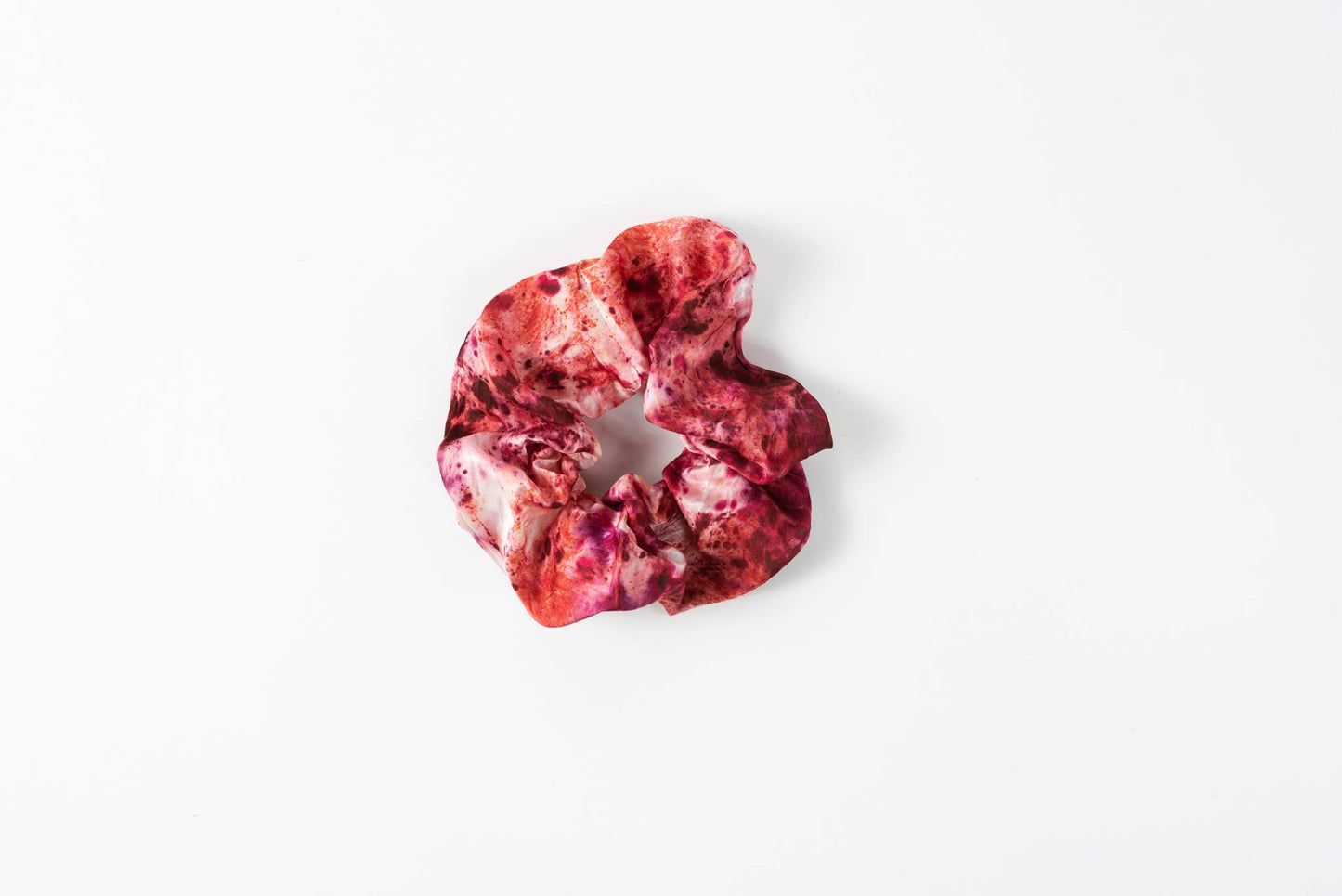Botanically Dyed Silk Scrunchie: Yellow
