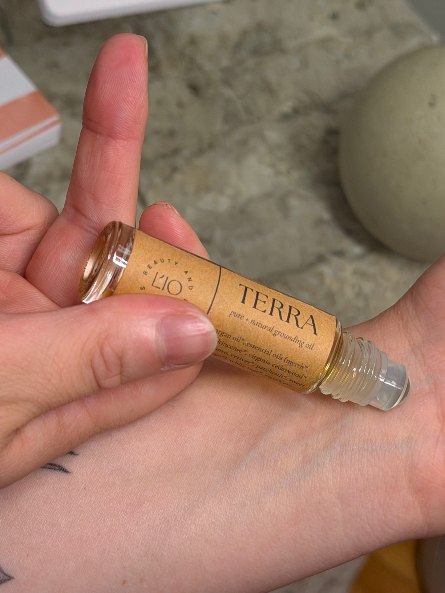 Lucid Organics x L'io Beauty: TERRA Essential Oil Roller