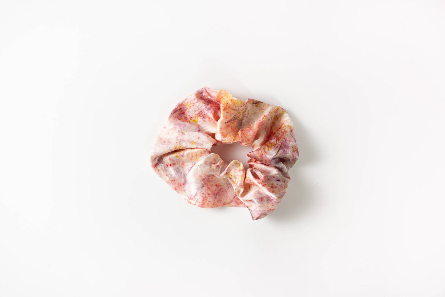 Botanically Dyed Silk Scrunchie: Purple
