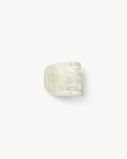 Mini Claw in Opalite Shell Checker